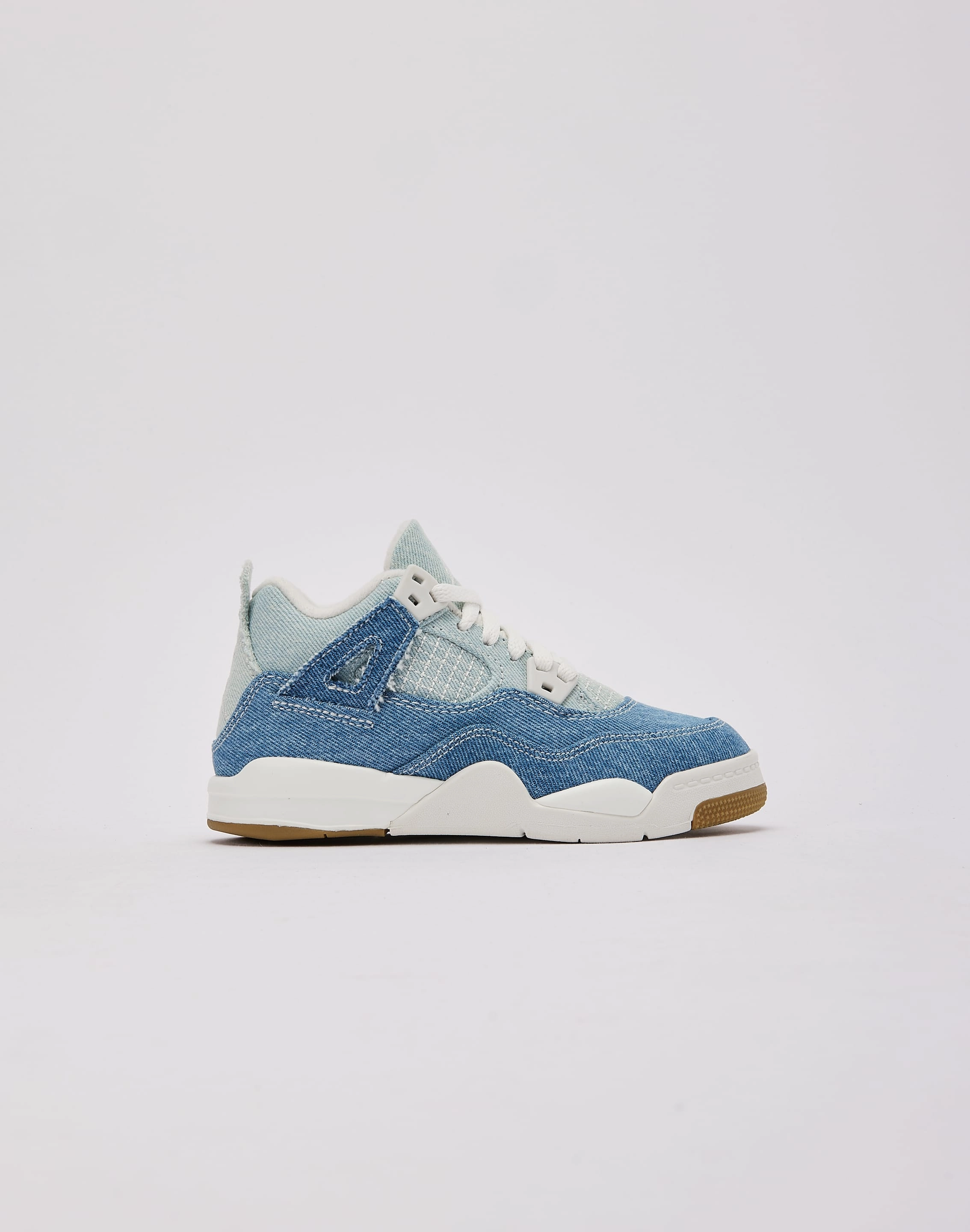 Classy Fit Layered Chic Jordan Air Jordan 4 Retro TEX 'Worn Blue' Pre-School
