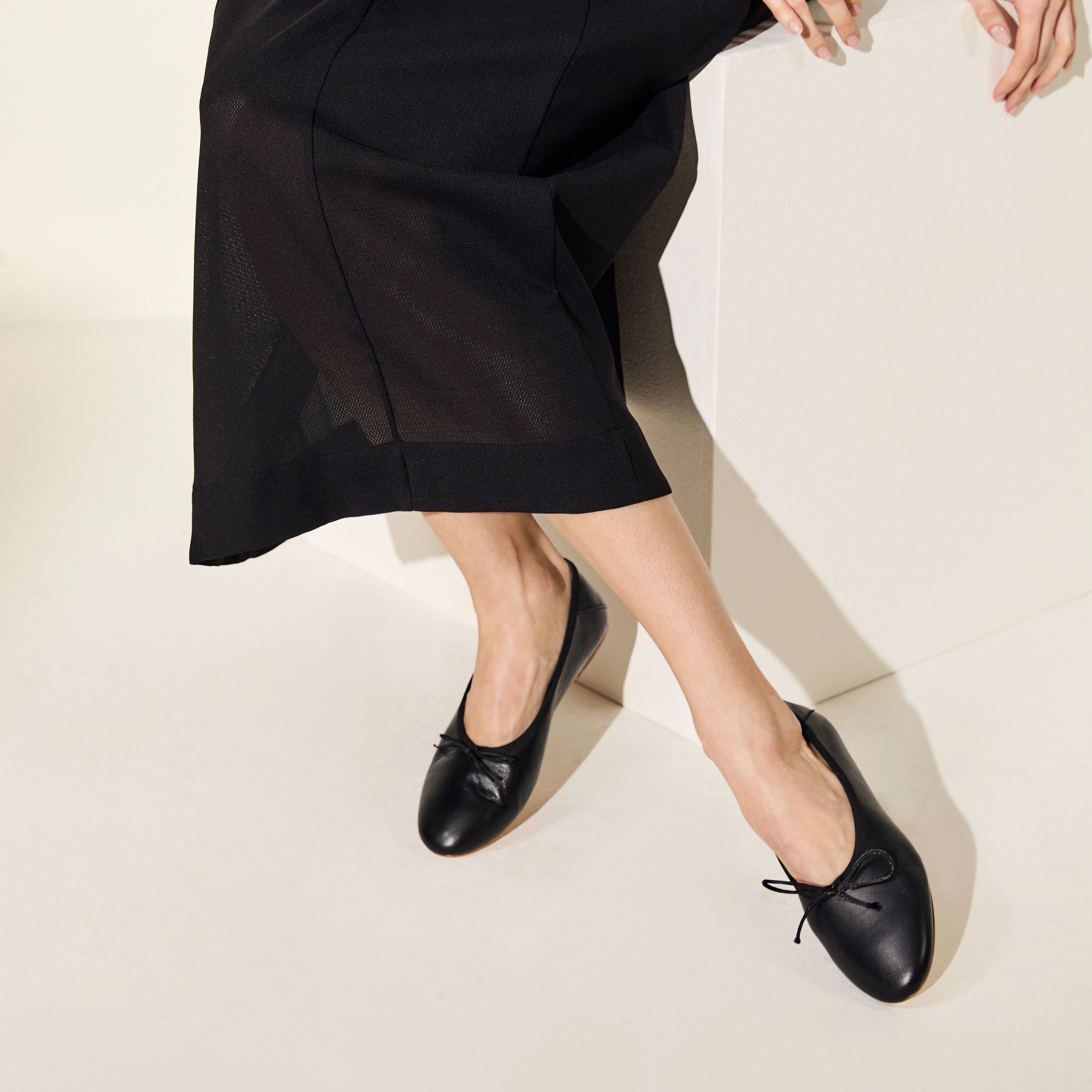 Breathable Design Easygoing Wear Carlotta Italian Leather Ballet Flat