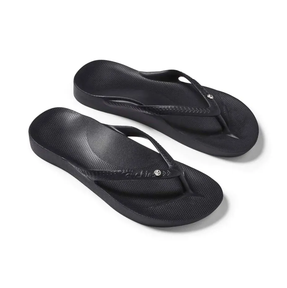 Archies Support Thong Crystal Black