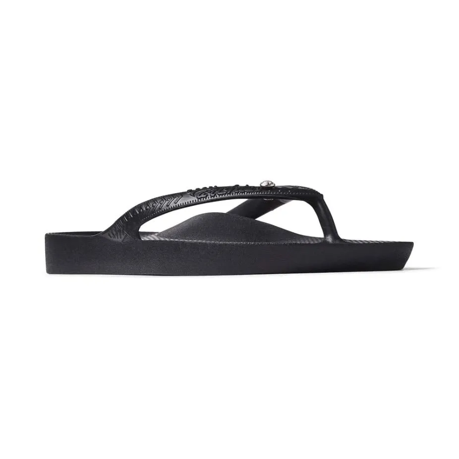 Archies Support Thong Crystal Black