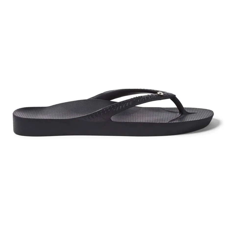 Archies Support Thong Crystal Black