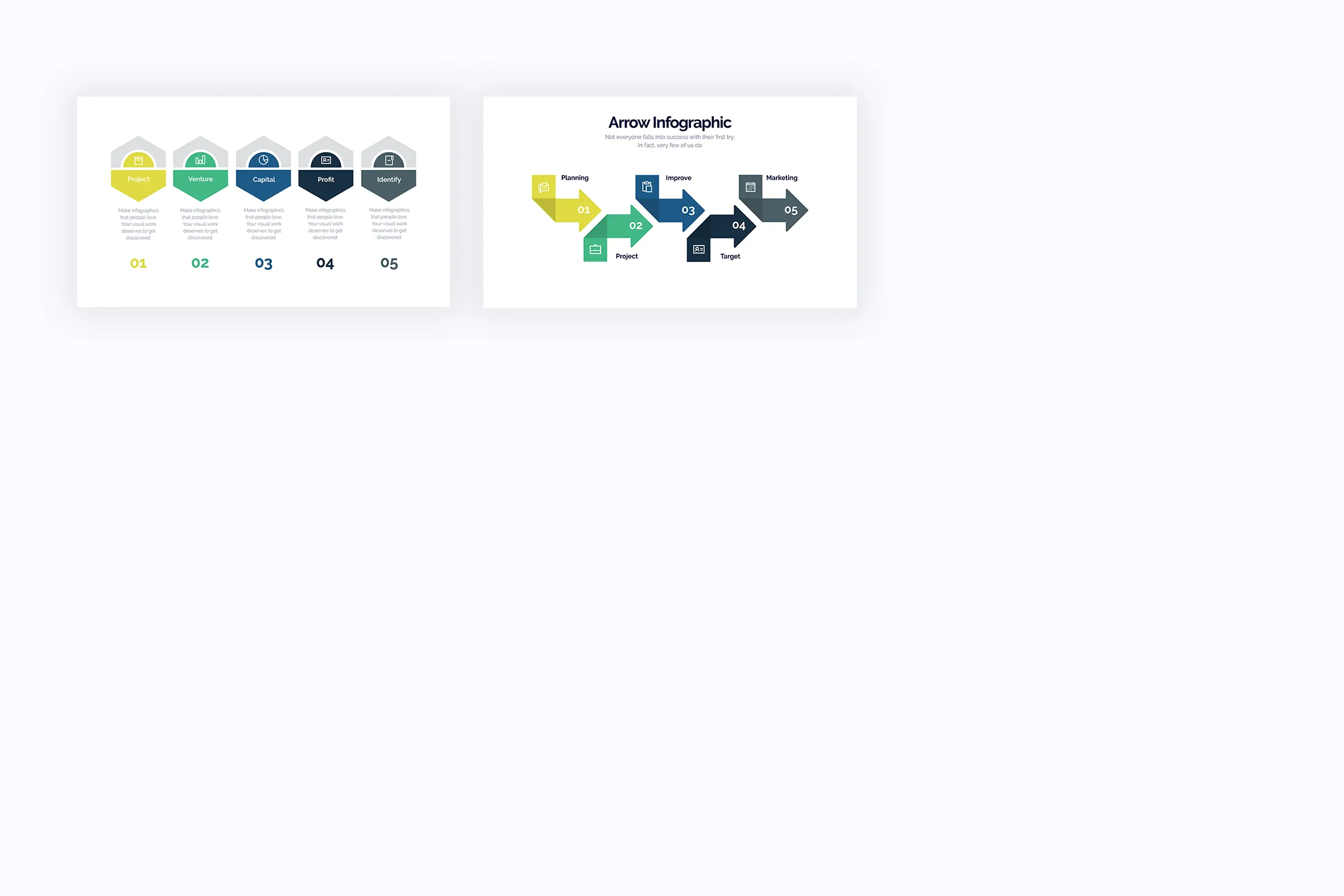 Arrow Google Slides Infographics