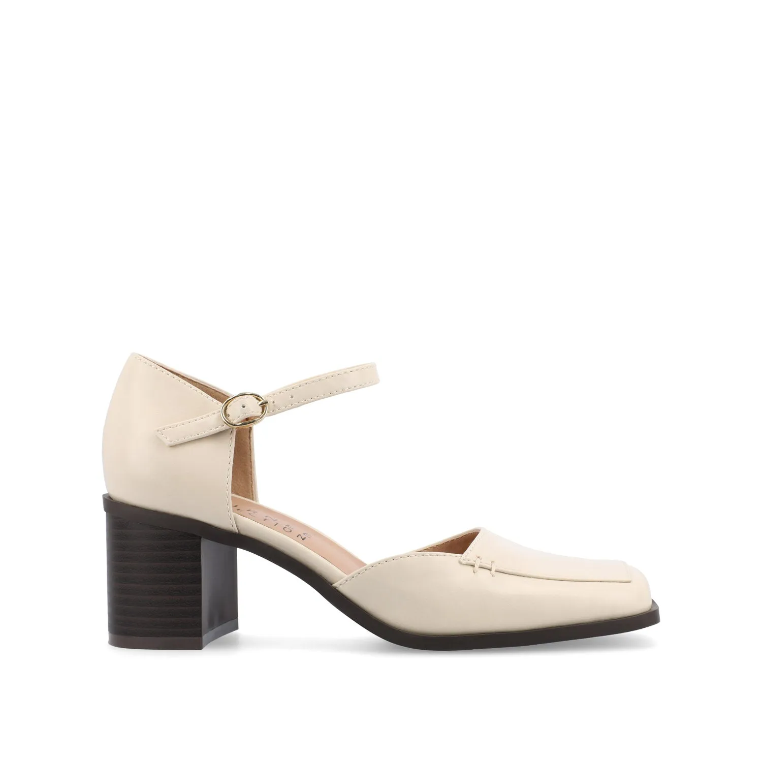 Premium Sandals EVANGELINE D'ORSAY HEELS IN VEGAN LEATHER