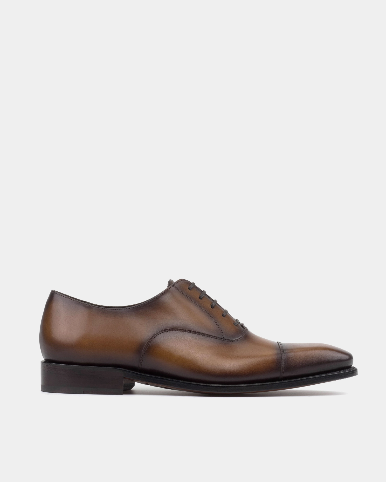 Ashford Cognac Cap Toe Oxford - 722 Lined Structure Low noise