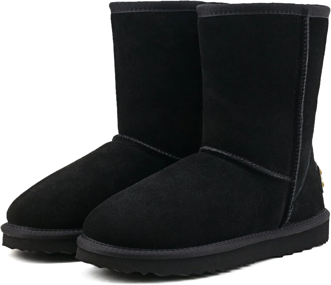 AUSLAND Men's Classic Water-resistant Short Snow Boots 5654