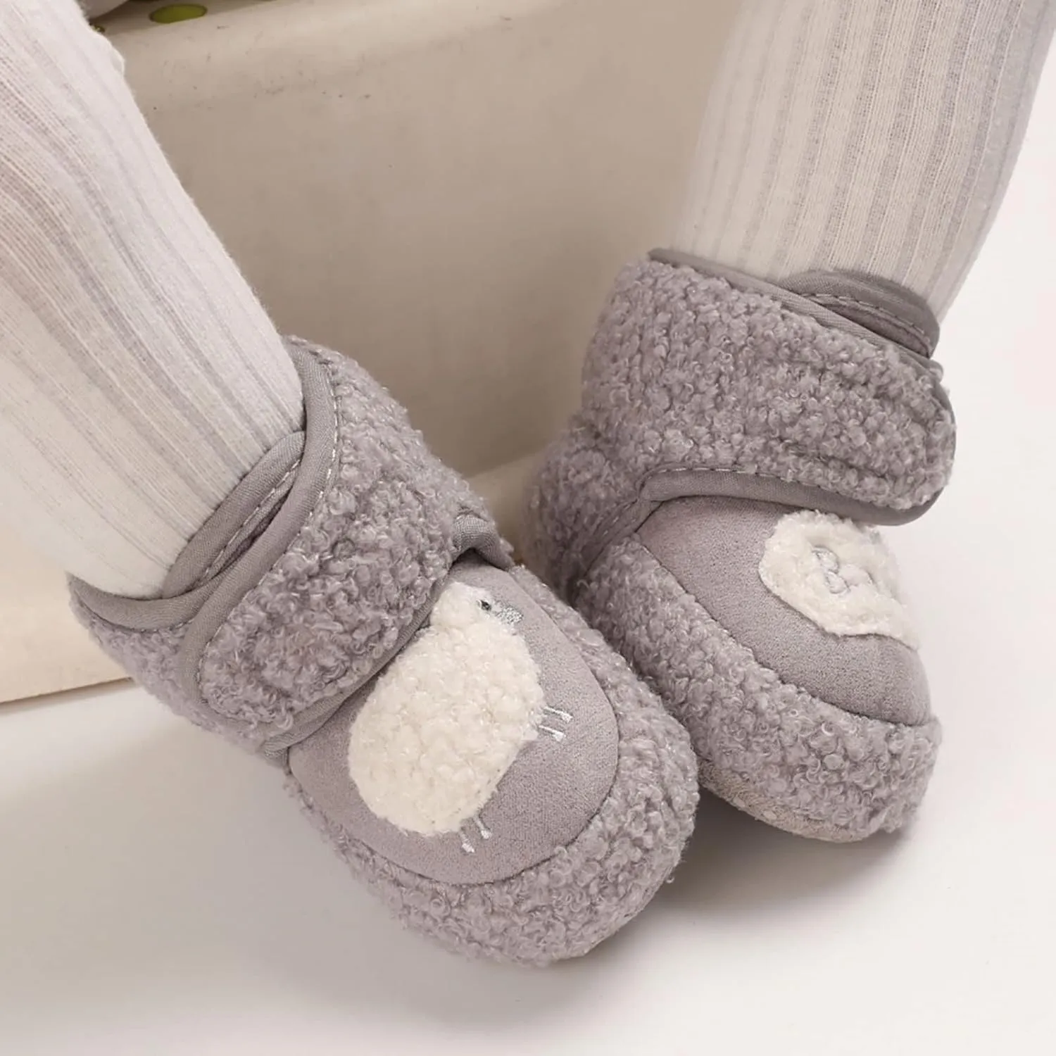Baby Boots for Infant Toddler Boys Girls Soft Sole Winter Warm Socks Indoor Boots Infant First Walkers Warm Shoes