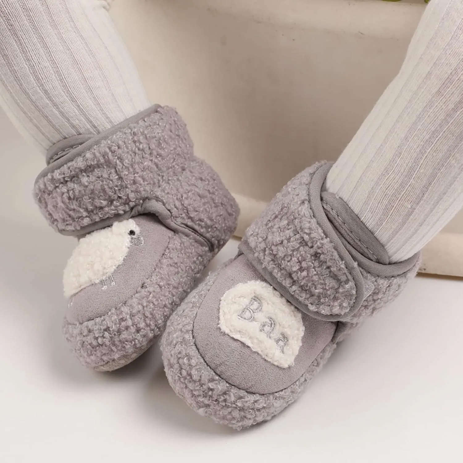 Baby Boots for Infant Toddler Boys Girls Soft Sole Winter Warm Socks Indoor Boots Infant First Walkers Warm Shoes