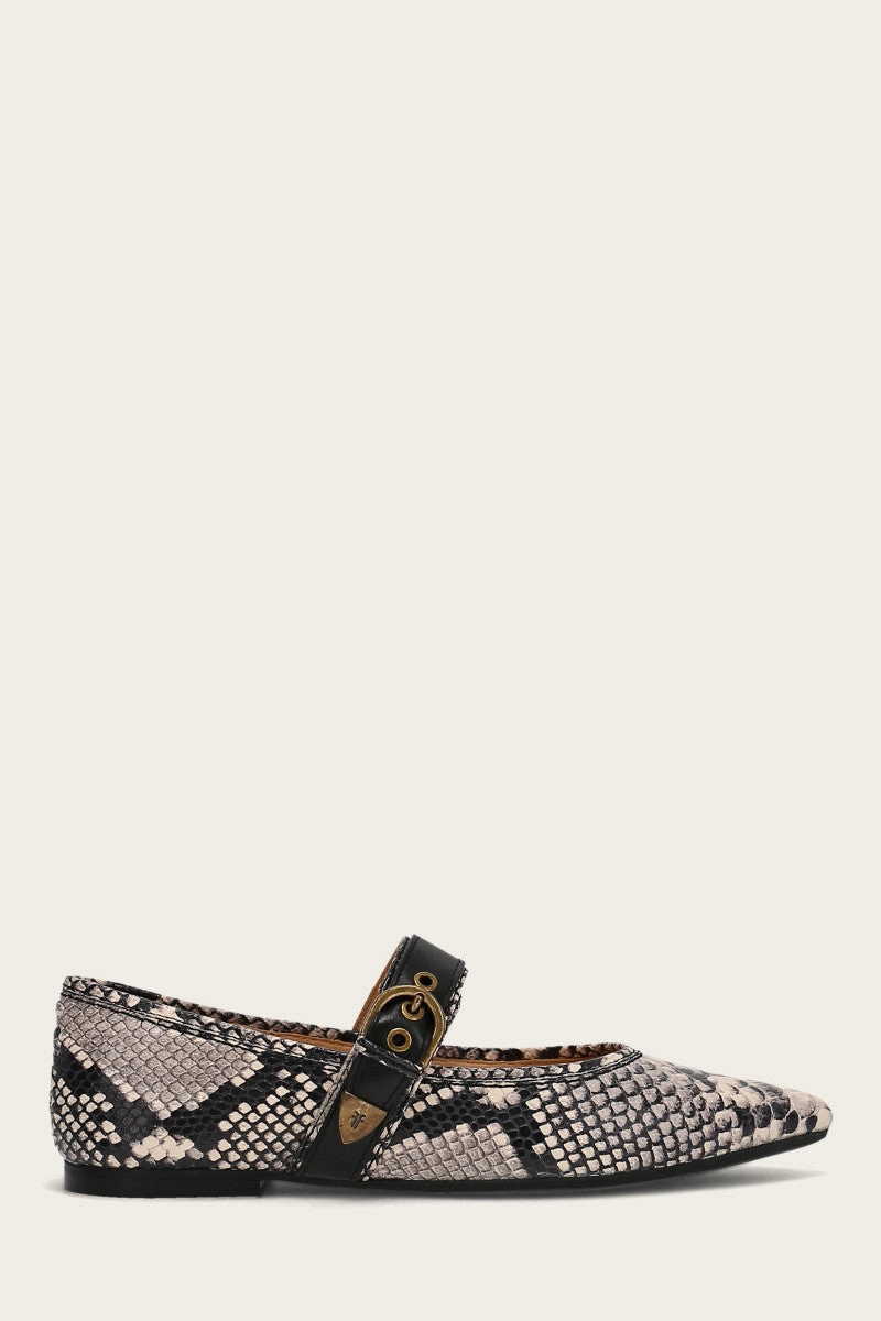 simple design Heather Buckle Mary Jane