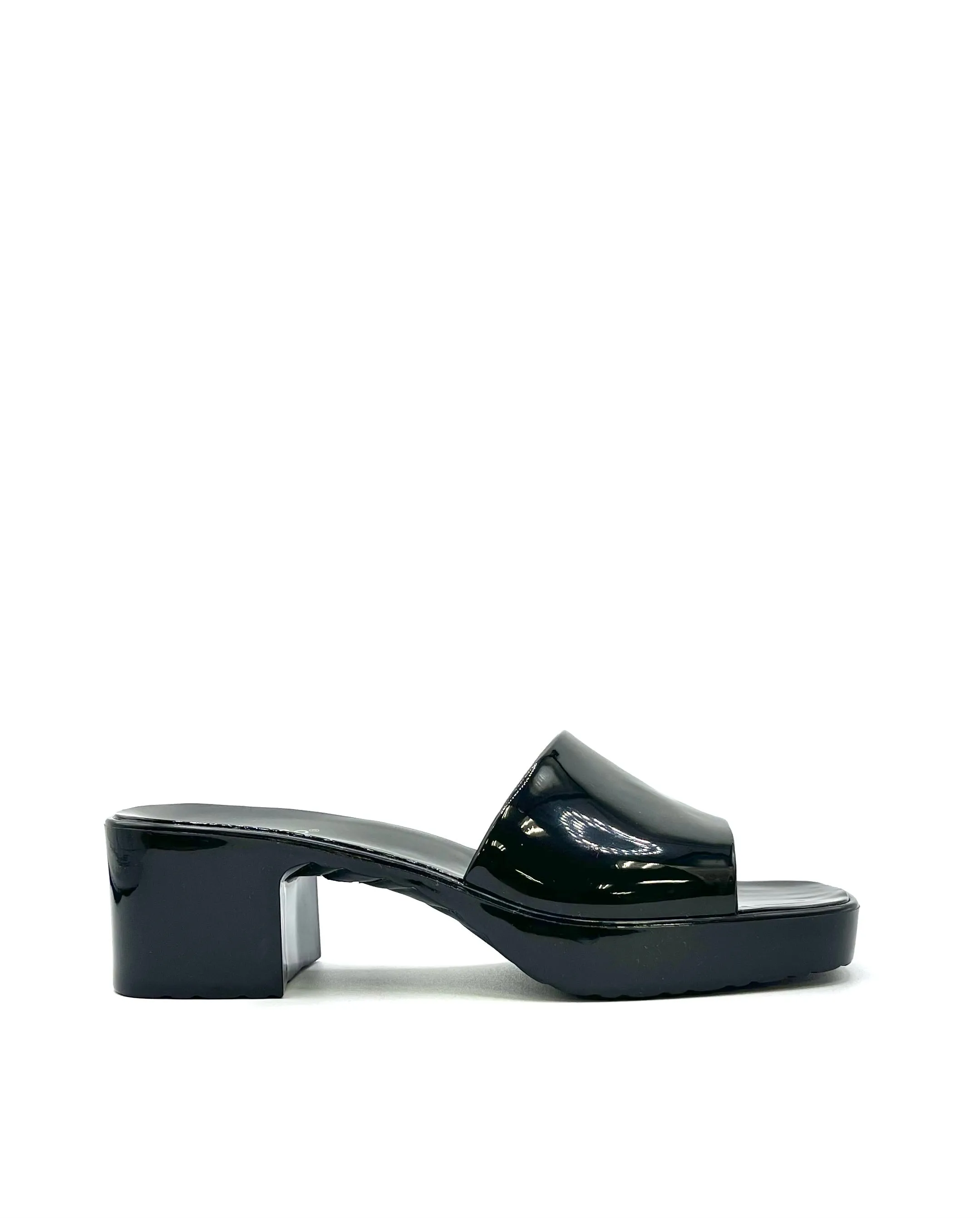 Bamboo SPICE-01 Jelly Chunky Block Heel Sandals