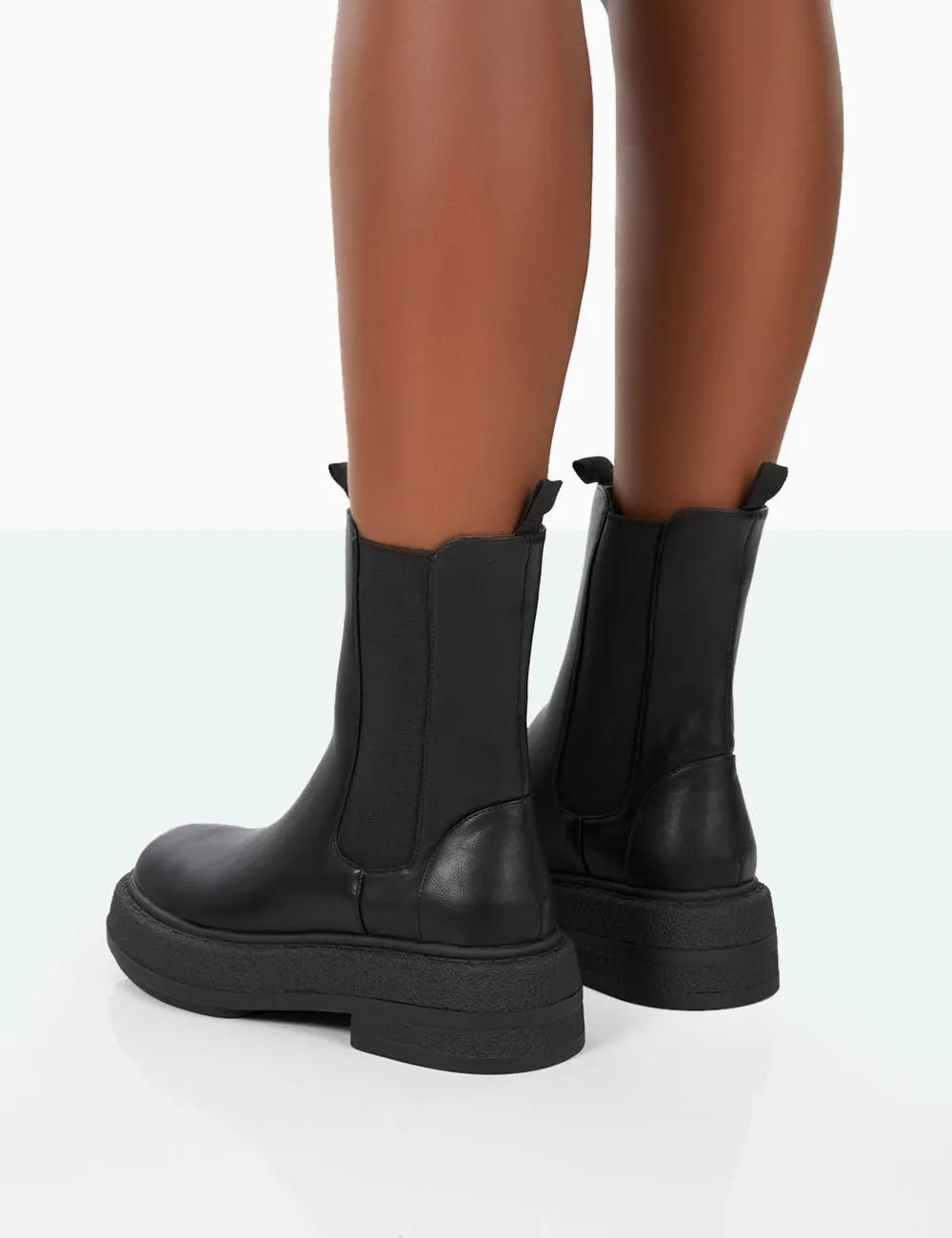 Barbie Black Pu Chelsea Boots