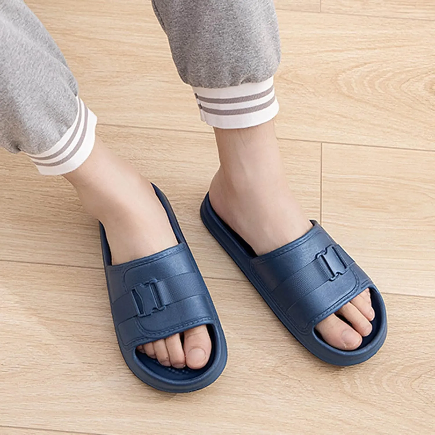 Bathroom Slippers Men Womens Slides Mens Slippers Slides for Women Quick Drying Non Slip Indoor