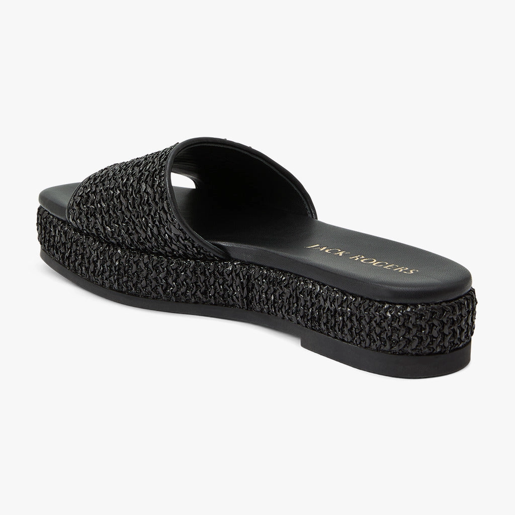 City Ready Bay Raffia Flatform Sandal