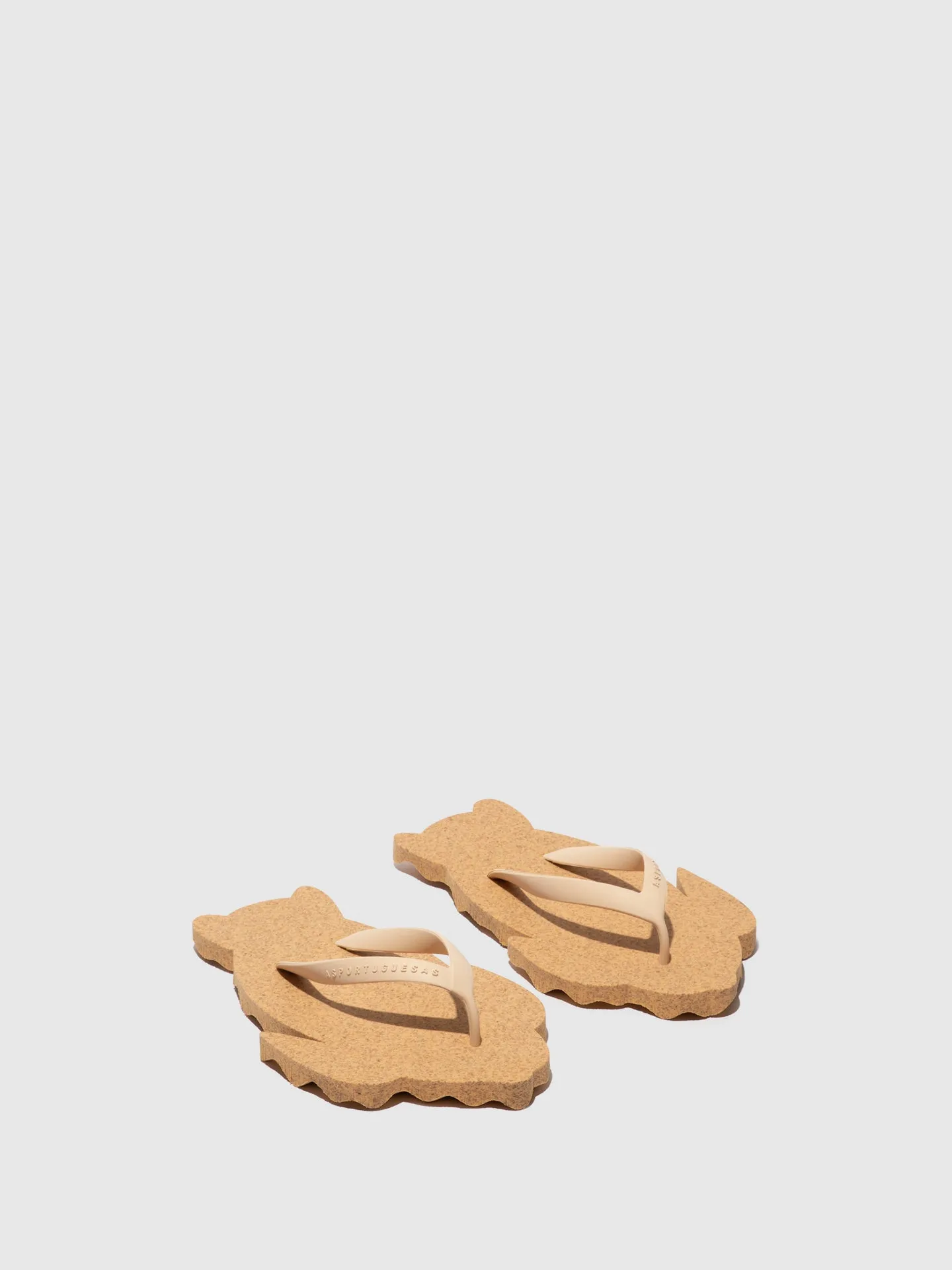 Beach Flip-Flops TURTLE 2 CREAM