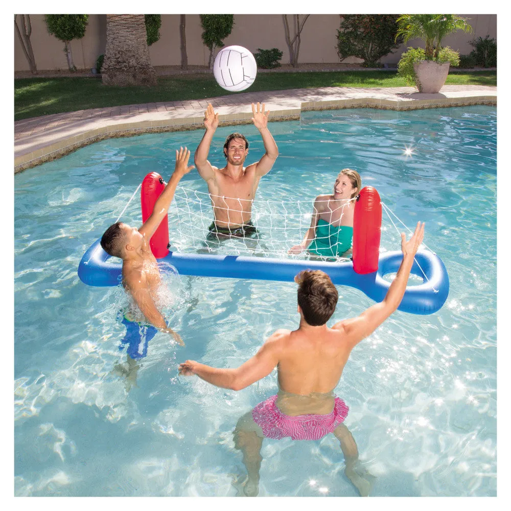 Bestway Inflatable Vinyl Volleyball Set for Pool Games