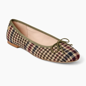 Bettie Fabric Ballet Flat Trendy Sole Slip-On Style