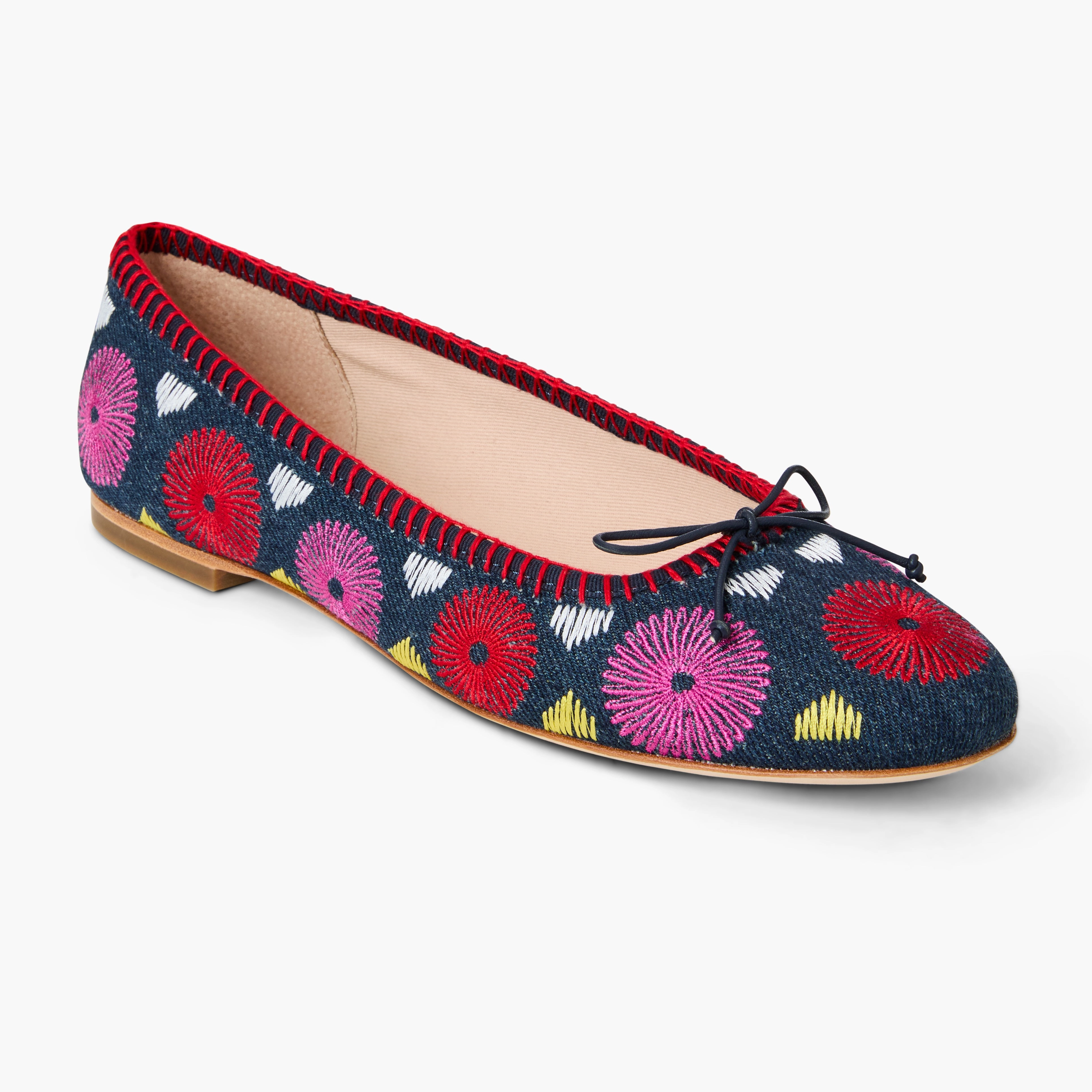 Bettie Fabric Ballet Flat All-Day Comfortable Shoes Breathable Footwear