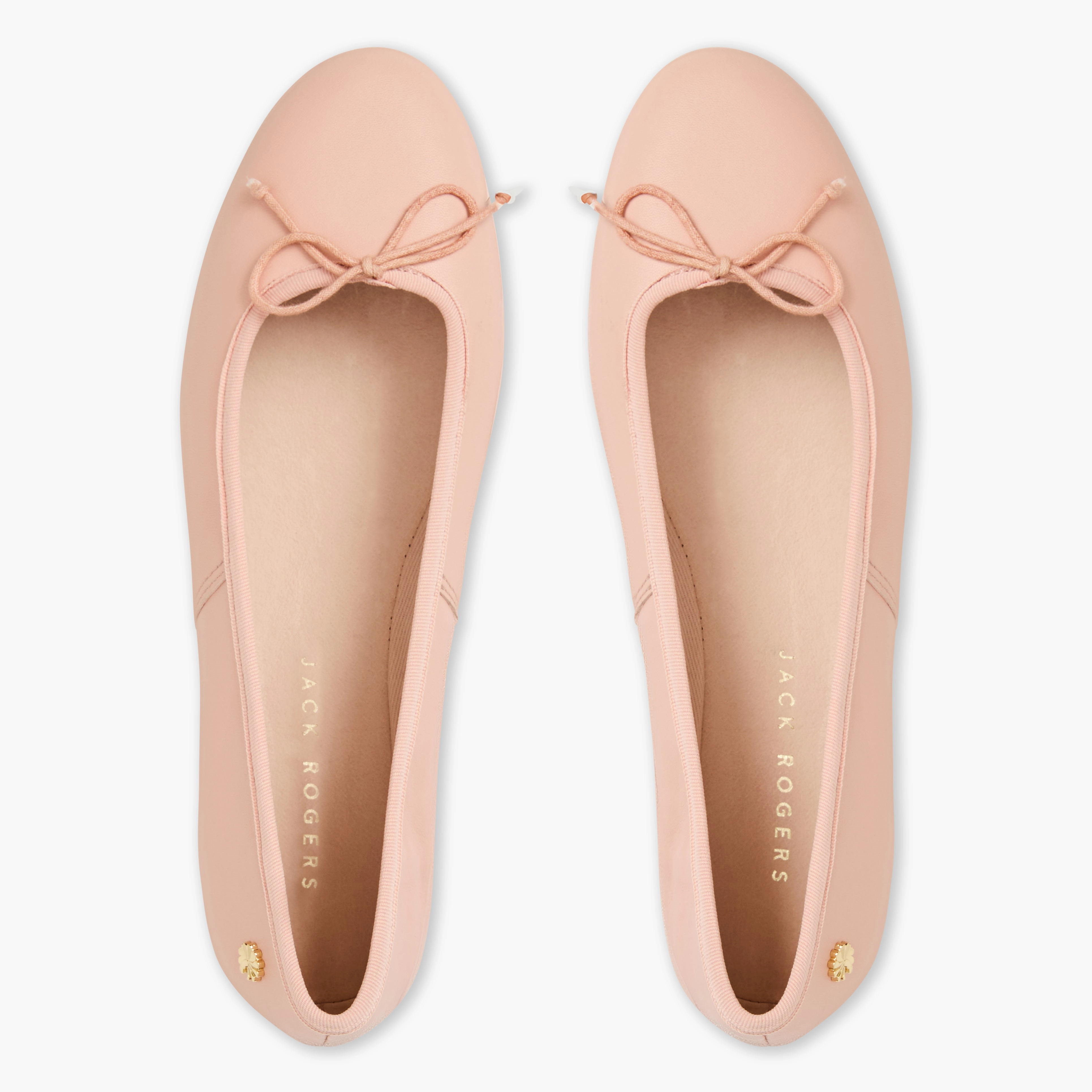 Bettie Leather Ballet Flat Peace Glow
