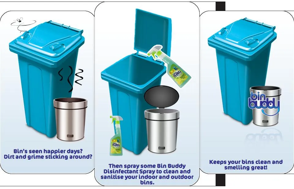 Bin Buddy Disinfectant Citrus Spray