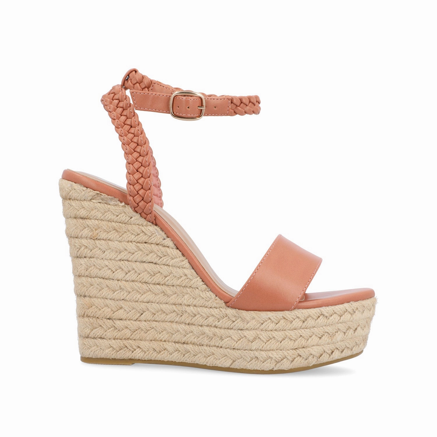 ANDIAH ESPADRILLE WEDGE HEELED SANDALS Light Gear
