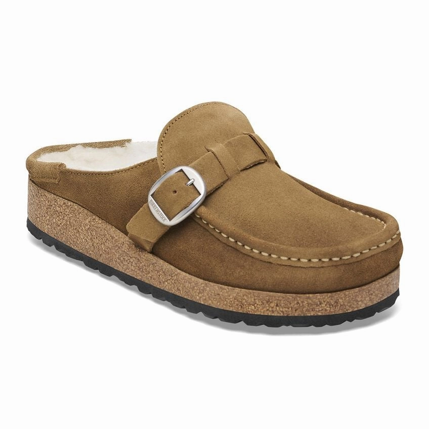 BIRKENSTOCK BUCKLEY SHEARLING WOMEN'S pool users' water shoes Adjustable Straps