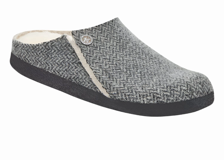 BIRKENSTOCK ZERMATT WOOL FELT WOMEN'S Striped Traction pods