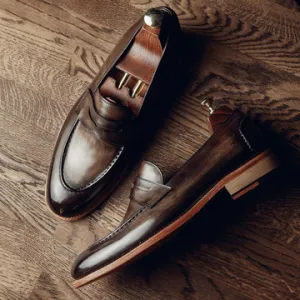 Black Leather Swale Tassel Loafers - Formal Shoes