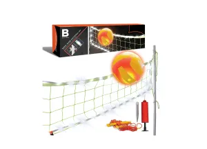 Black Series Night Glow LED Volleyball and Net Set for Outdoor Play