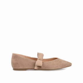 Zip - up Stretchy sole AIZLYNN MARY JANE FLATS IN WIDE