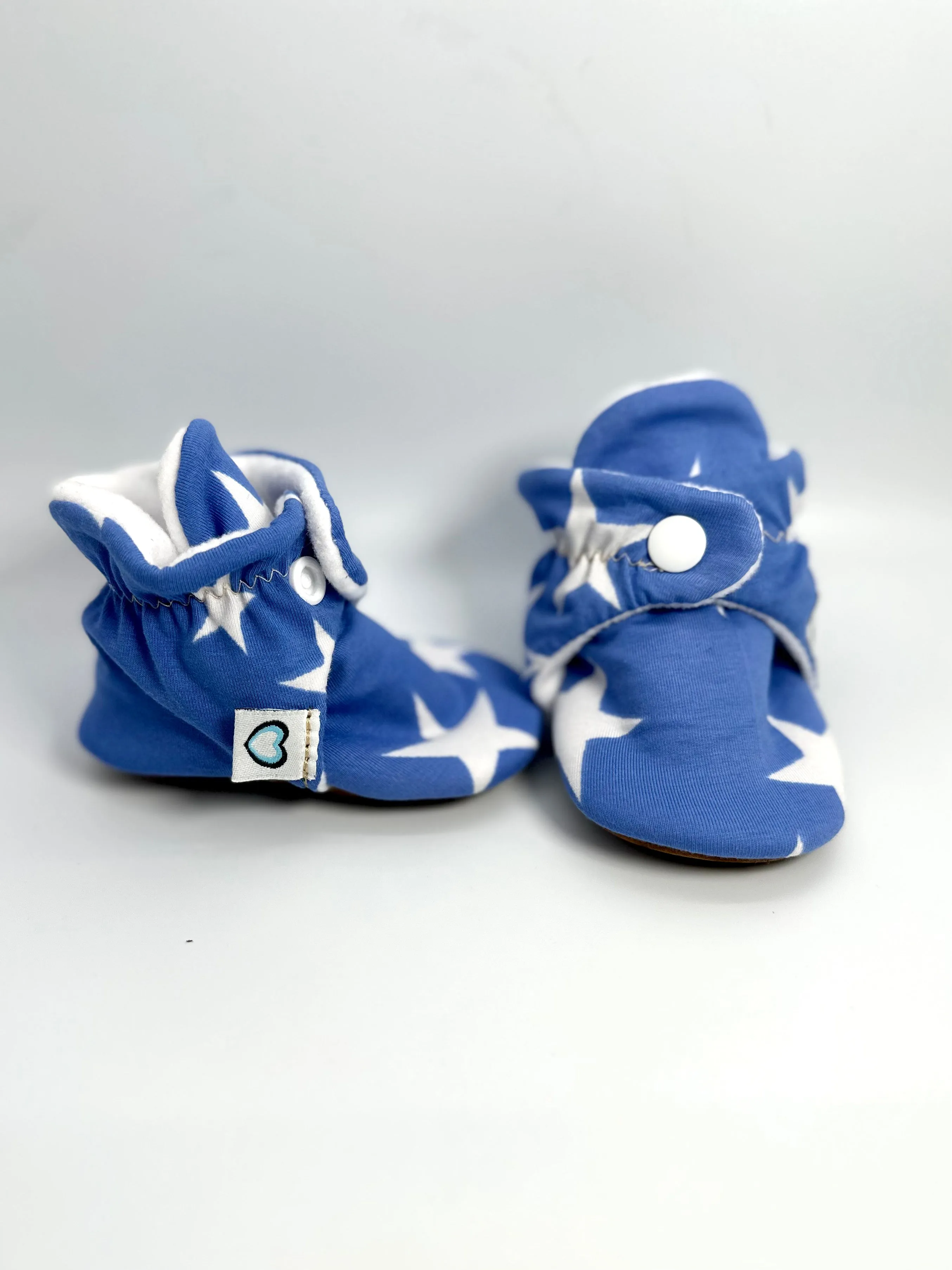 Blue Star Knit Booties