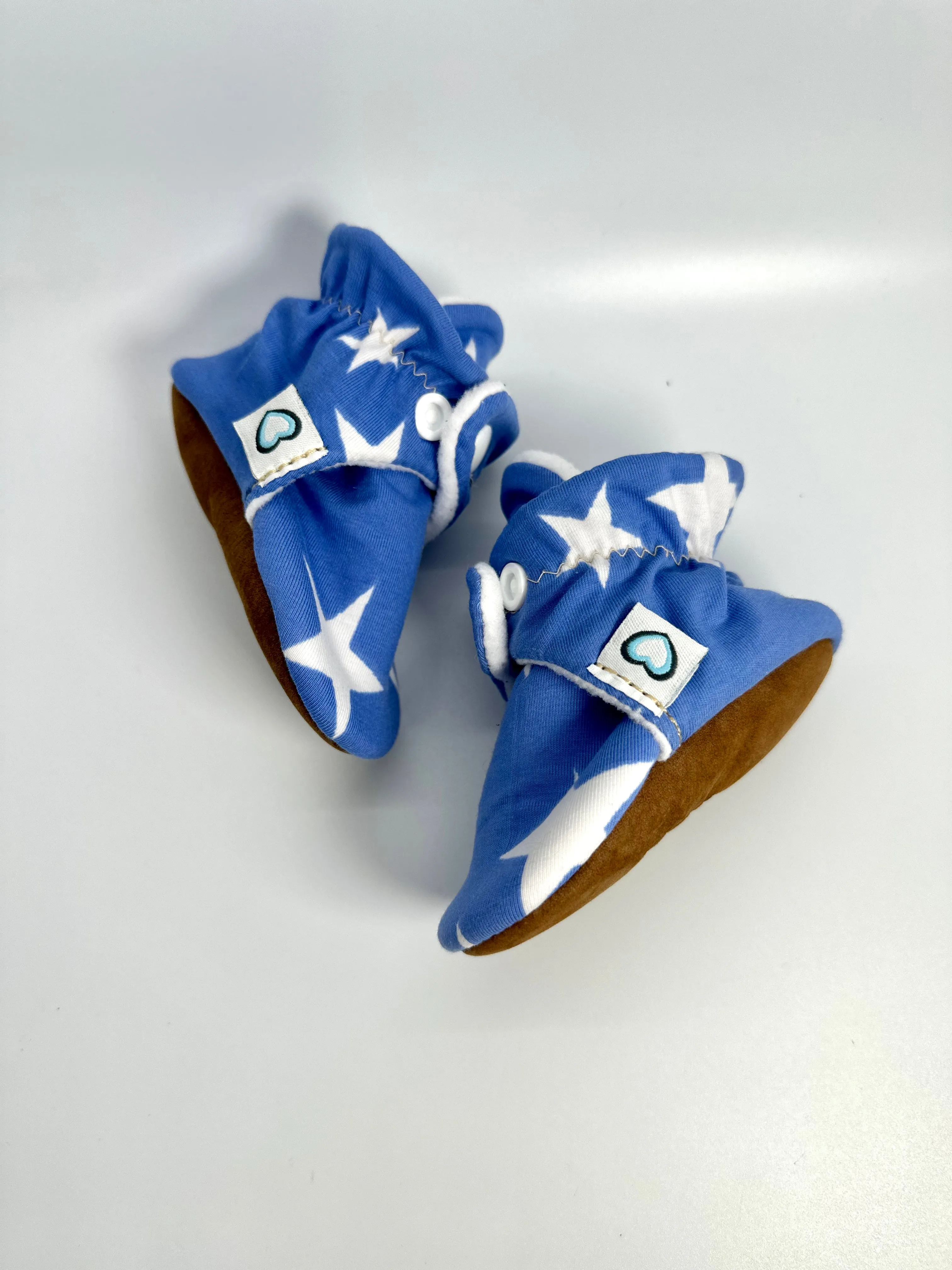 Blue Star Knit Booties