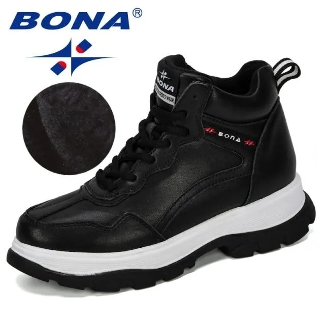 BONA New Fashion Style Women Snow Boots