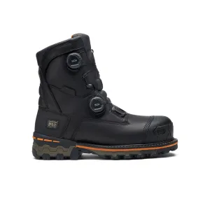 Boondock 8-Inch Waterproof Composite-Toe Work Boot Boa Fp Csa 400G Full Grain Black