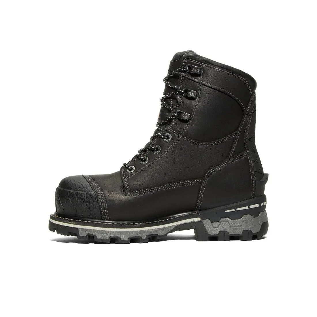 Boondock 8-Inch Waterproof Composite-Toe Work Boot Fp Ins Csa 200G Black/Grey