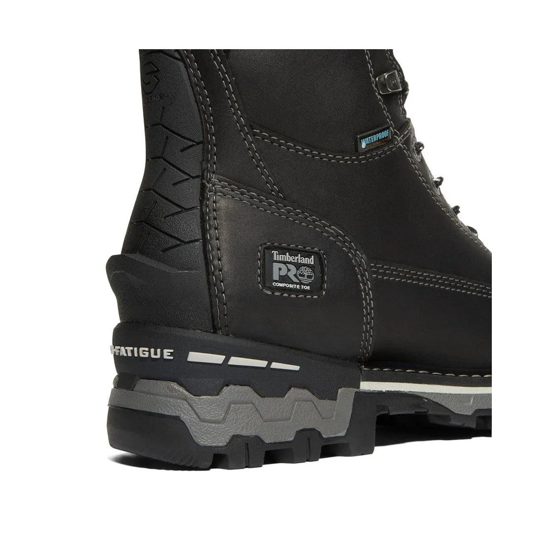 Boondock 8-Inch Waterproof Composite-Toe Work Boot Fp Ins Csa 200G Black/Grey