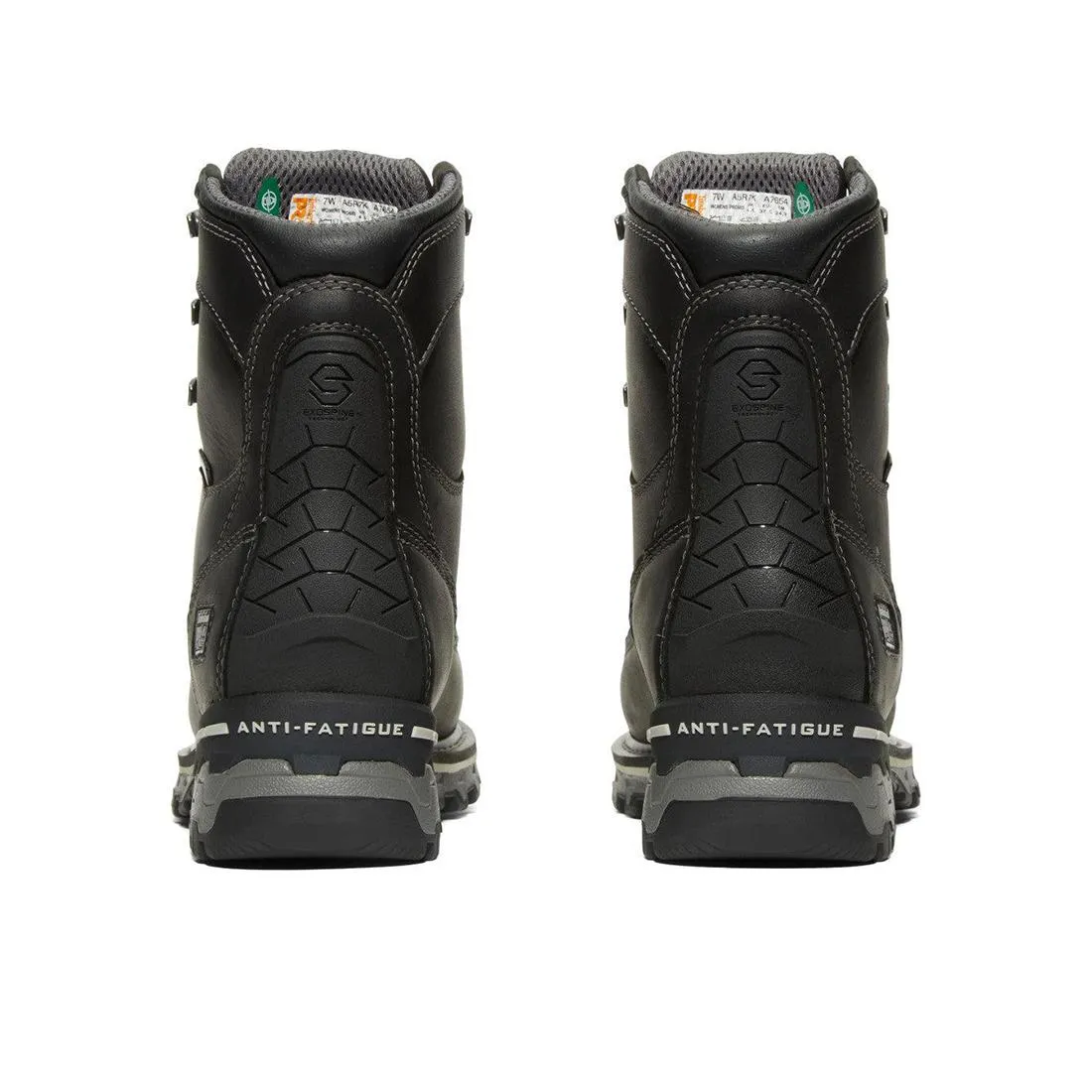 Boondock 8-Inch Waterproof Composite-Toe Work Boot Fp Ins Csa 200G Black/Grey