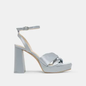 Trend Spark PARLO HEELS LIGHT BLUE SATIN