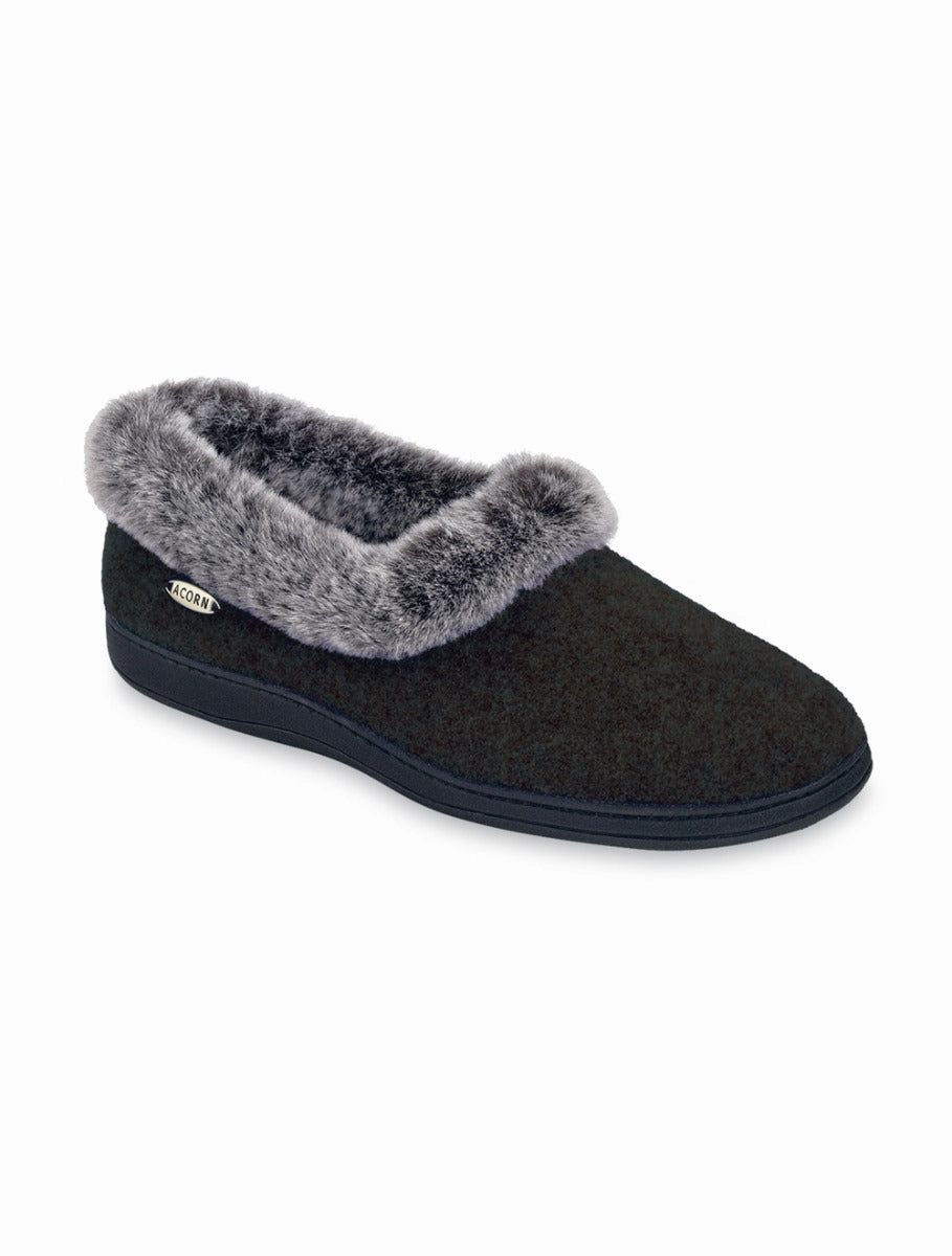 Impact Resistant Design Slip - resistant Women's Chinchilla Collar Slipper