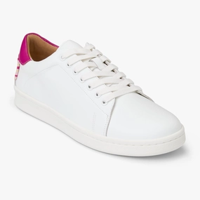 Marina Leather Low Top Sneaker Square Toe Casual Comfort Shoes