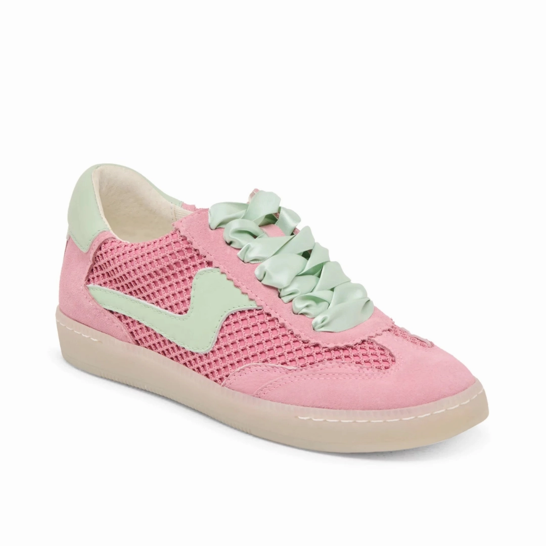 Dynamic Lacing Notice Mesh in Rose