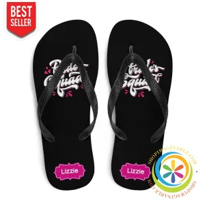 Bride Squad Personalized Custom Bridal Party Flip-Flops