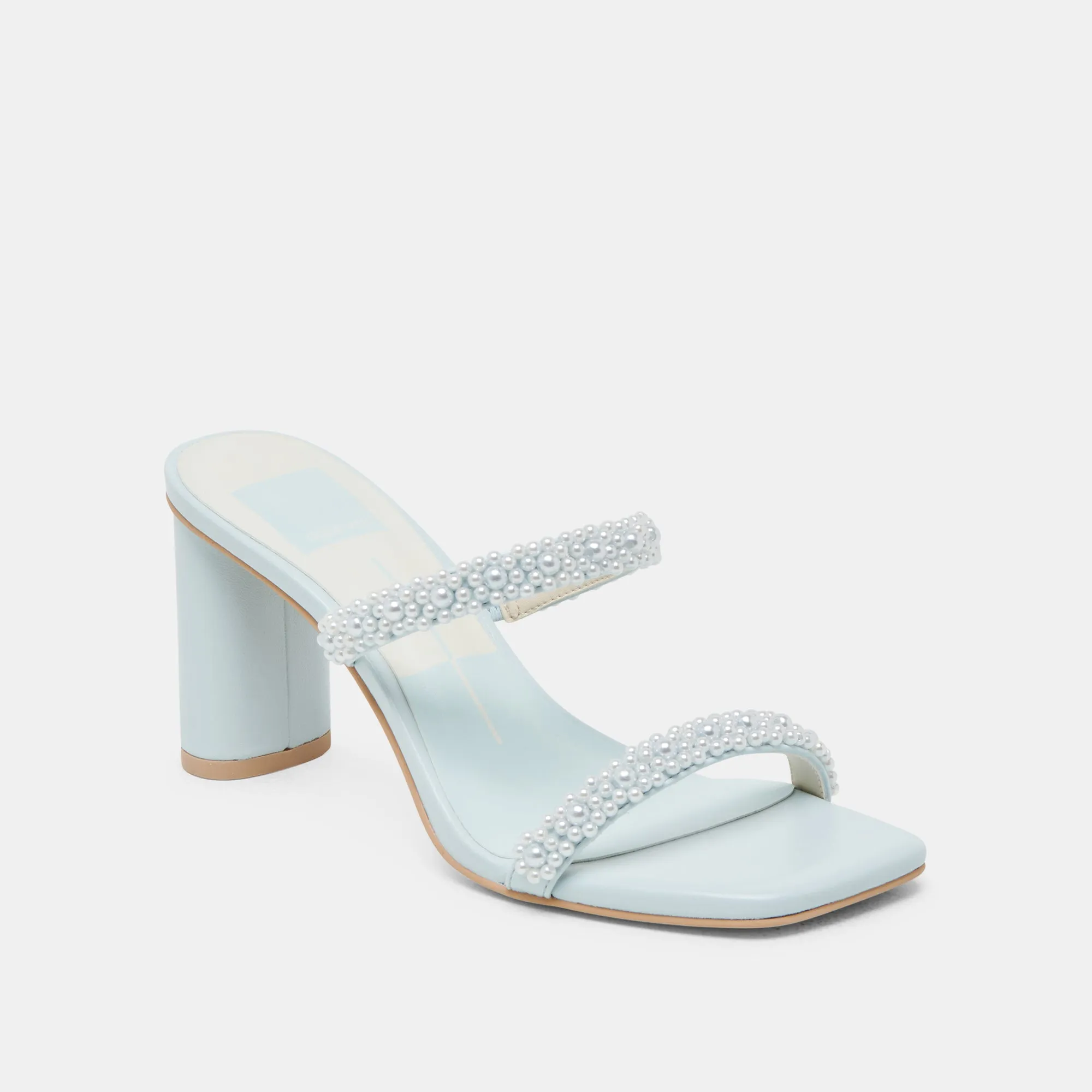 Fashionable Design Power Heel NOLAH PEARL HEELS ICE BLUE STELLA