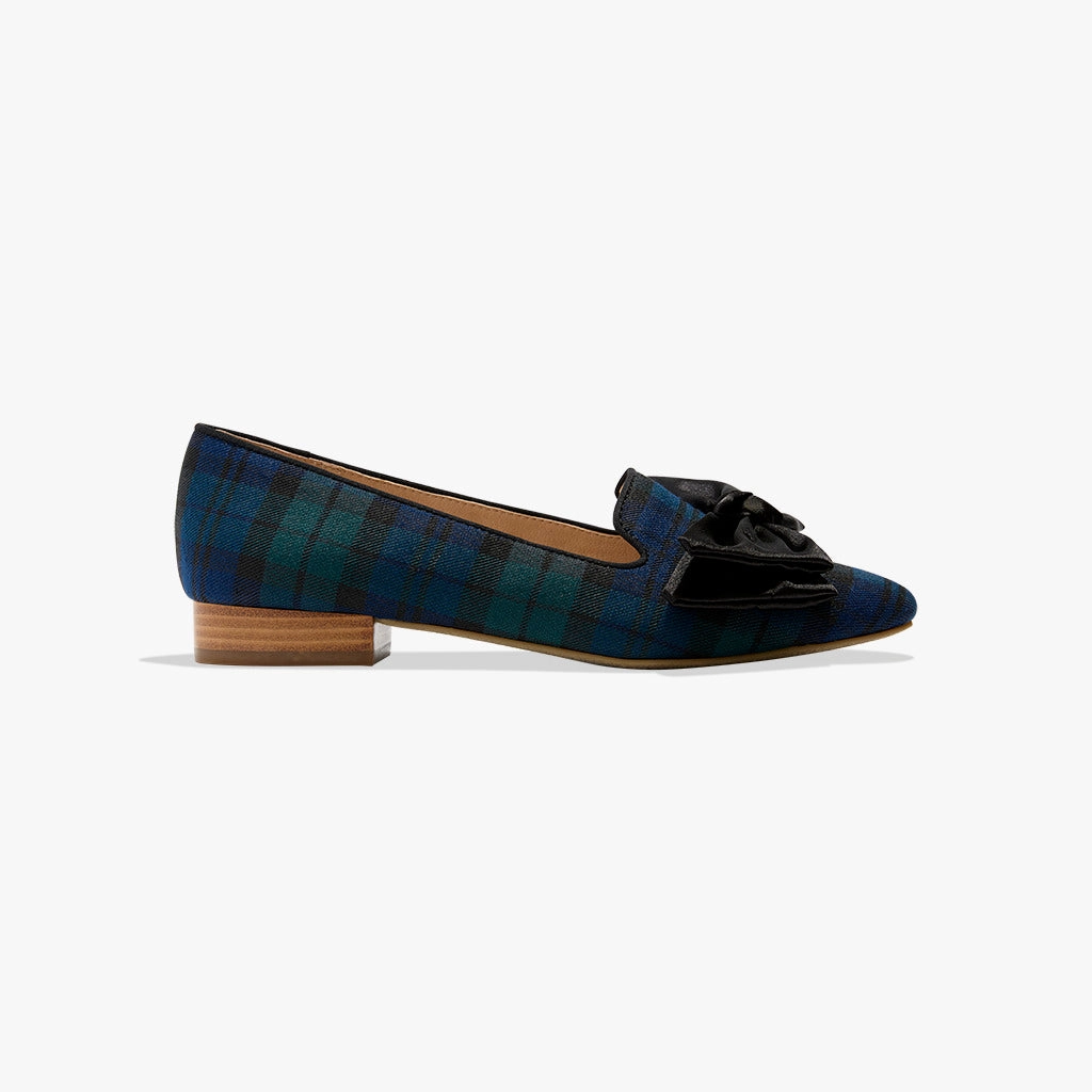 Model Step Classic Lady Brookline Fabric Bow Loafer