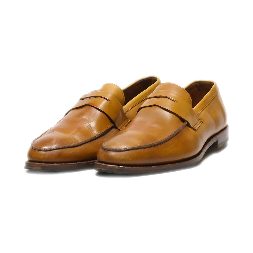 Brooks Formal Slip Ons Leather Brown Colour For Men