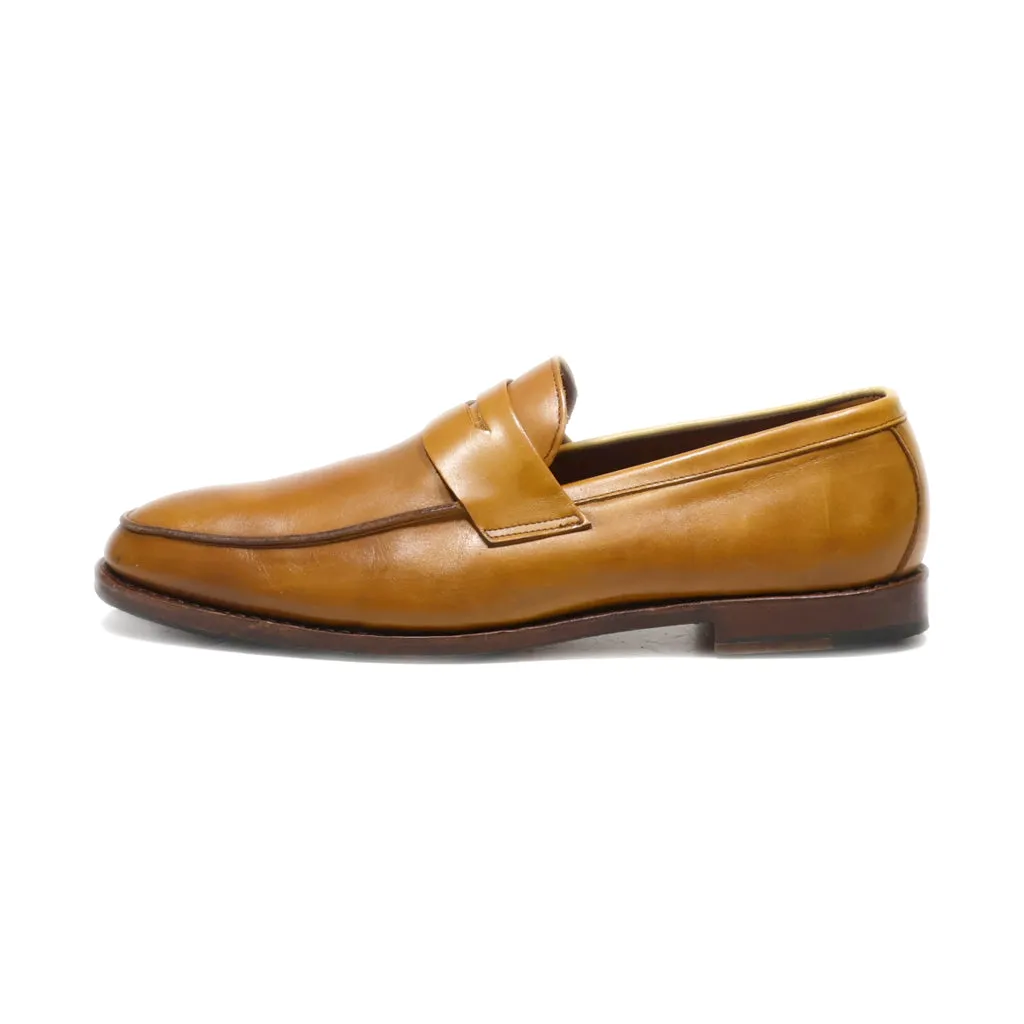Brooks Formal Slip Ons Leather Brown Colour For Men