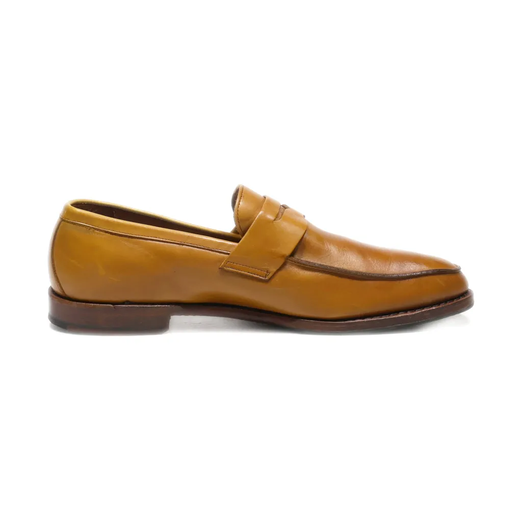 Brooks Formal Slip Ons Leather Brown Colour For Men
