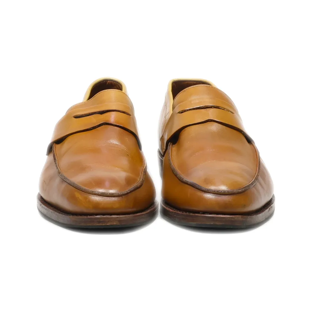Brooks Formal Slip Ons Leather Brown Colour For Men
