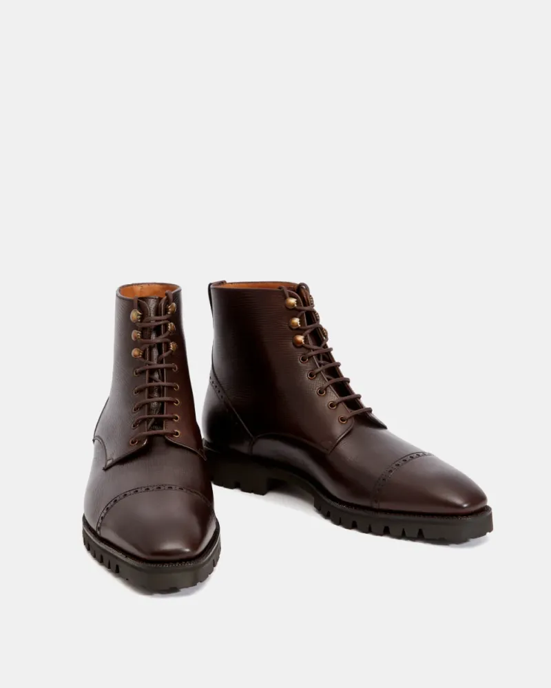 All-Terrain Use Brown Alcazar Cap Toe Boot