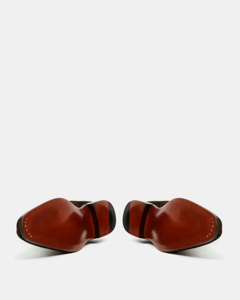 Work Brown Suede Chelsea Boot