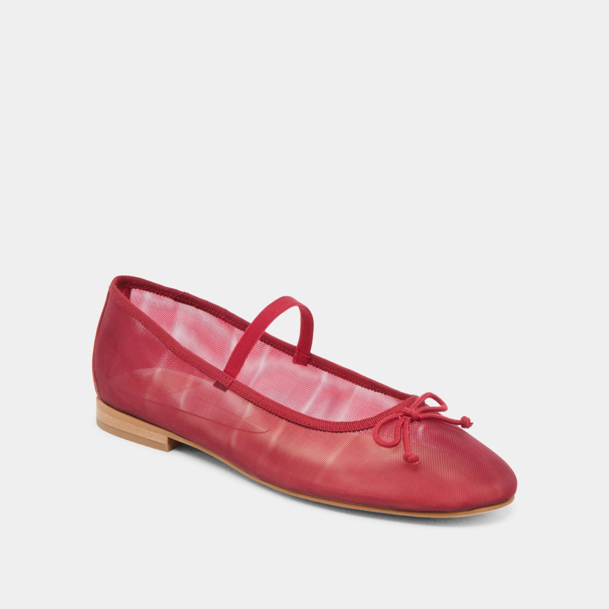 CADEL BALLET FLATS CRIMSON MESH Comfort arch