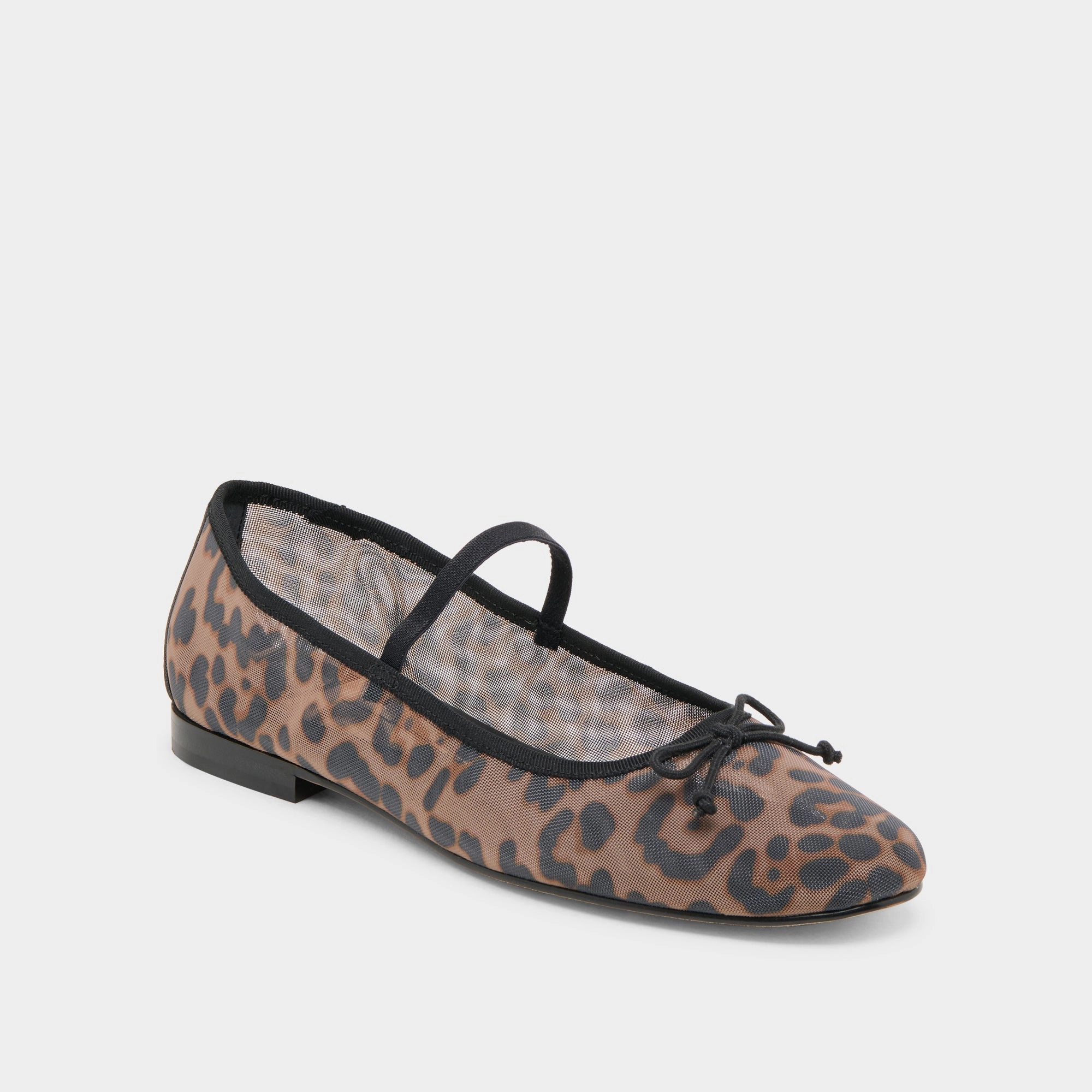 Boutique Day CADEL BALLET FLATS DK LEOPARD MESH